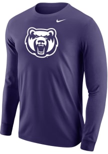 Nike Central Arkansas Bears Purple Core Team Logo Long Sleeve T Shirt