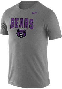 Nike Central Arkansas Bears Grey Legend Wordmark Short Sleeve T Shirt