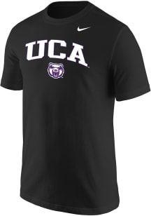 Nike Central Arkansas Bears Black Core Arch Mascot Short Sleeve T Shirt