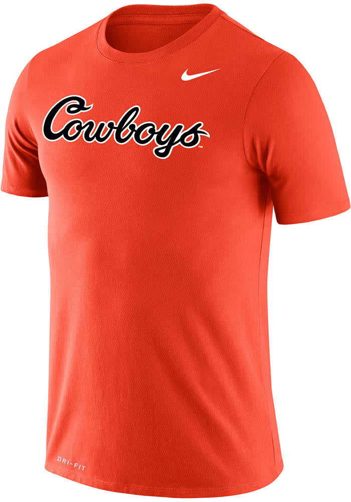 Nike Oklahoma State Cowboys White Varsity Cowboys Script Short Sleeve Polo, White, 100% POLYESTER, Size S, Rally House