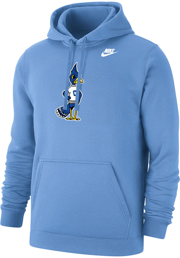 Nike Creighton Bluejays Club Fleece Hoodie - Light Blue