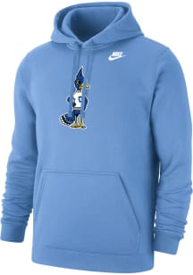 Nike Creighton Bluejays Mens Light Blue Club Fleece Long Sleeve Hoodie