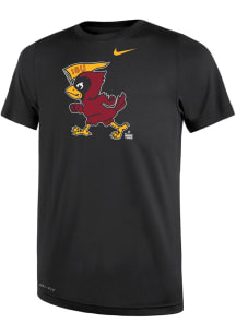 Nike Iowa State Cyclones Boys Black Vintage Logo Short Sleeve T-Shirt