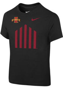 Nike Iowa State Cyclones Toddler Black Jack Trice Short Sleeve T-Shirt