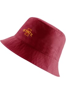 Nike Iowa State Cyclones Crimson Core Logo Mens Bucket Hat