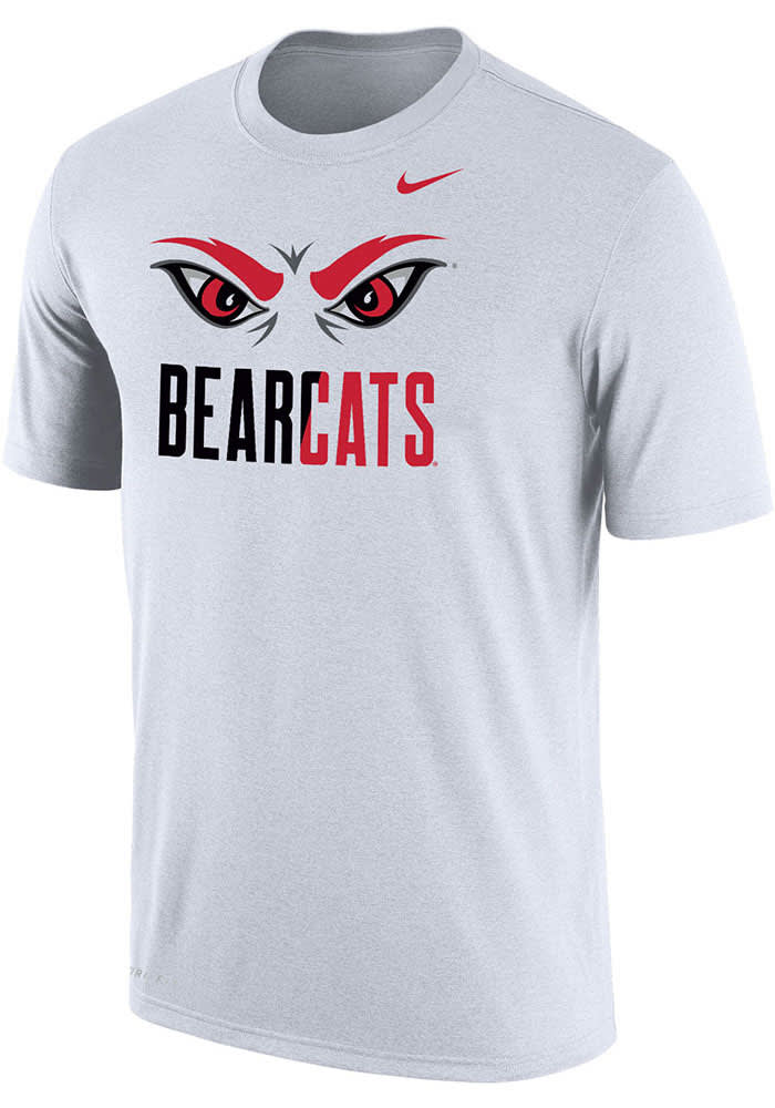 Nike Cincinnati Bearcats White Dri Fit Eyes Short Sleeve T Shirt