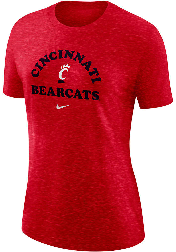 Nike Cincinnati Bearcats Womens Red Varsity Short Sleeve T-Shirt