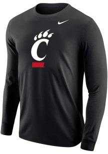 Nike Cincinnati Bearcats Black Therma Primary Logo Long Sleeve T Shirt