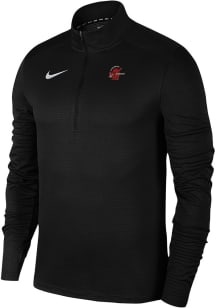 Nike Cincinnati Bearcats Mens Black Pacer Vintage Lockup Long Sleeve 1/4 Zip Pullover
