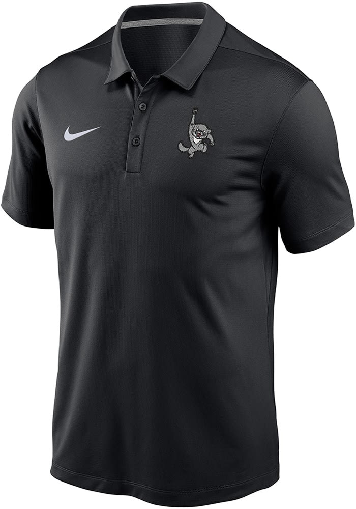 Nike Cincinnati Bearcats Vintage Bearcat BLACK Short Sleeve Polo