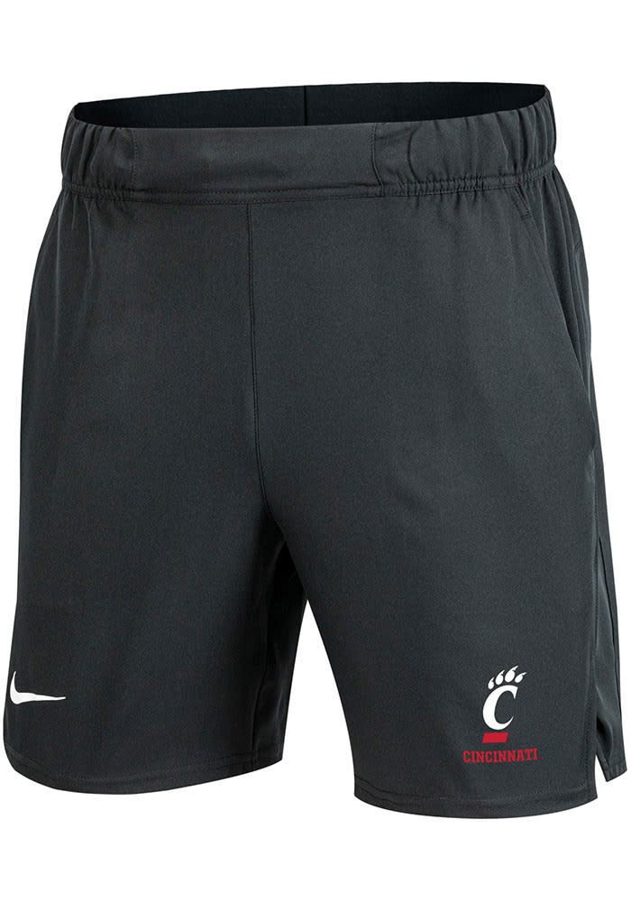 Nike Cincinnati Bearcats Mens Black Victory Mascot over Wordmark Shorts