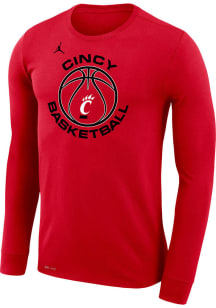 Nike Cincinnati Bearcats Red Jordan Basketball Long Sleeve T-Shirt