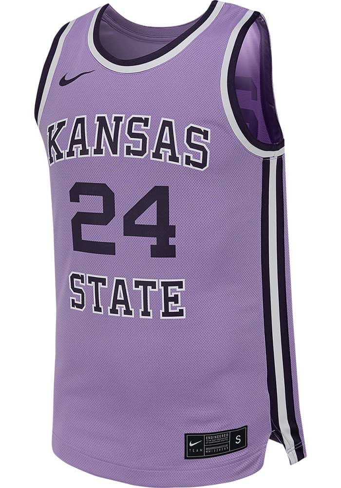 Nike K-State Wildcats Lavender Replica Jersey
