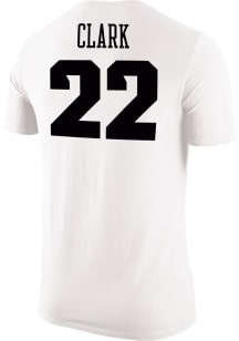 Caitlin Clark Iowa Hawkeyes White Basketball Short Sleeve Player T Shirt