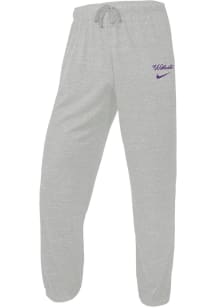 Nike K-State Wildcats Womens Gym Vintage Grey Sweatpants