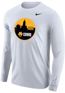 Nike Missouri Tigers White City Connect Como Long Sleeve T Shirt