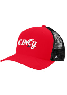 Nike Cincinnati Bearcats Script 2T Jordan Trucker Adjustable Hat - Red