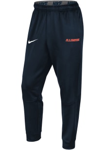 Nike Illinois Fighting Illini Mens Navy Blue Wordmark Pants