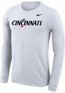 Nike Cincinnati Bearcats White Primary Logo Long Sleeve T-Shirt