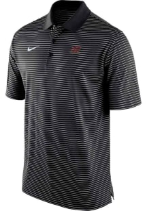 Nike Central Michigan Chippewas Mens Black Primary Logo Short Sleeve Polo