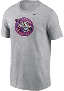 Nike TCU Horned Frogs Grey Baseball Ranas Cornudas Short Sleeve T Shirt