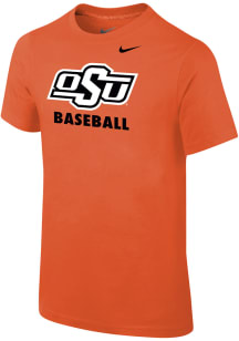 Nike Oklahoma State Cowboys Youth Orange Baseball Sport Drop Short Sleeve T-Shirt