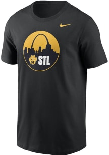 Nike Missouri Tigers Black City Connect STL Short Sleeve T Shirt