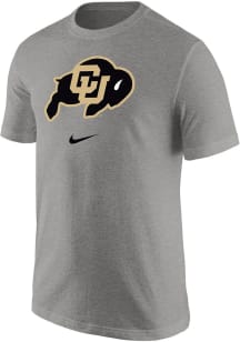 Nike Colorado Buffaloes Grey Primary logo Short Sleeve T Shirt
