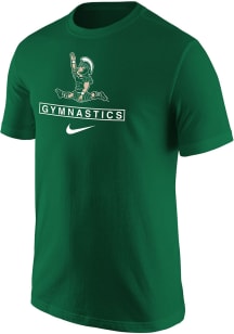 Nike Michigan State Spartans Green Sparty Doing Gymnastics Short Sleeve T Shirt