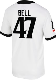 Rory Bell  Nike Cincinnati Bearcats White Game Name And Number Football Jersey