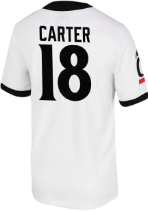 Trevor Carter  Nike Cincinnati Bearcats White Game Name And Number Football Jersey