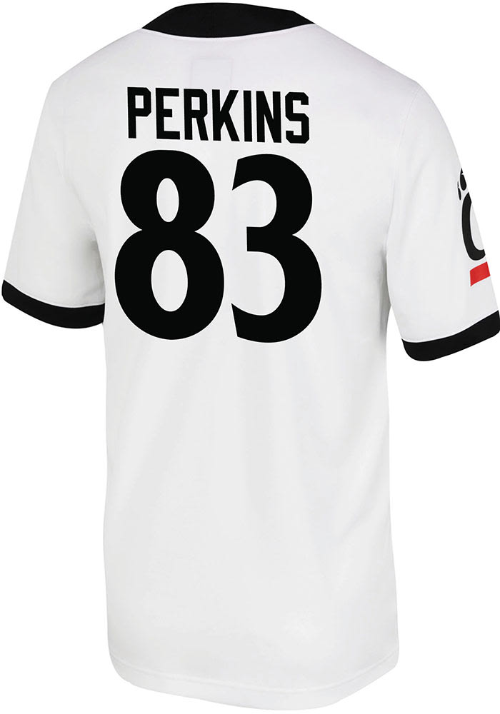 Ty Perkins Nike Cincinnati Bearcats White Game Name And Number Football Jersey