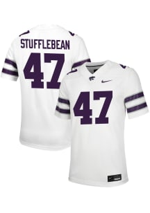 Cody Stufflebean Nike Mens White K-State Wildcats Game Name And Number Football Jersey