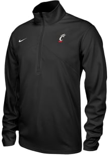 Nike Cincinnati Bearcats Mens Black Training Long Sleeve 1/4 Zip Pullover