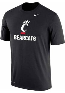 Nike Cincinnati Bearcats Black DRI-FIT Cotton Short Sleeve T Shirt