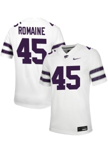 Austin Romaine Nike Mens White K-State Wildcats Game Name And Number Football Jersey
