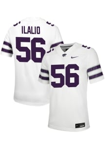 Damian Ilalio Nike Mens White K-State Wildcats Game Name And Number Football Jersey