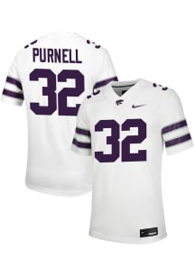 Desmond Purnell Nike Mens White K-State Wildcats Game Name And Number Football Jersey