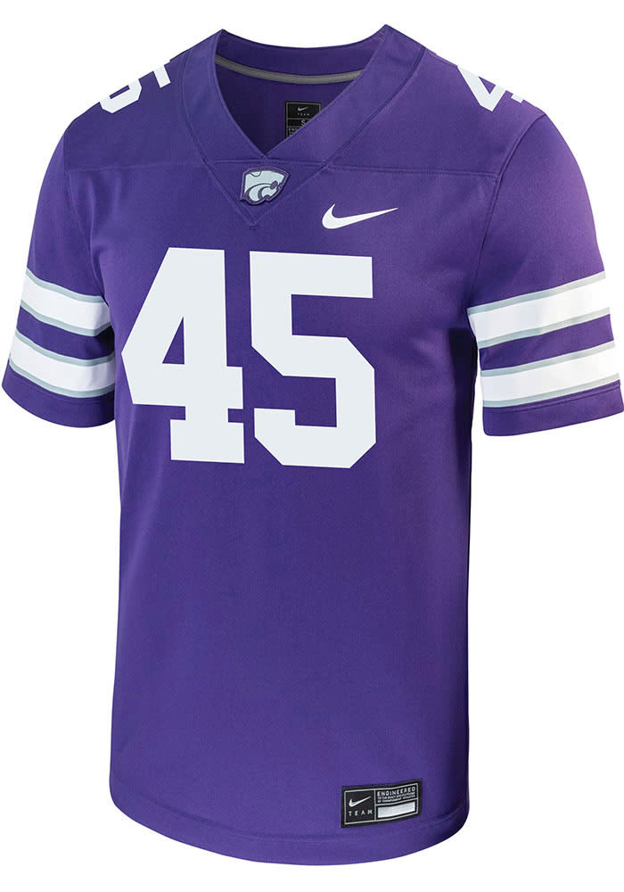 Austin Romaine Nike K-State Wildcats Purple Game Name And Number Football Jersey