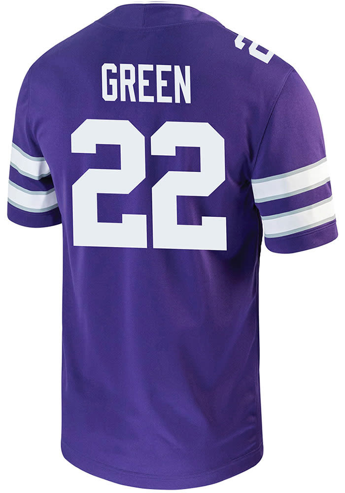 Daniel Green Nike K-State Wildcats Purple Game Name And Number Football Jersey