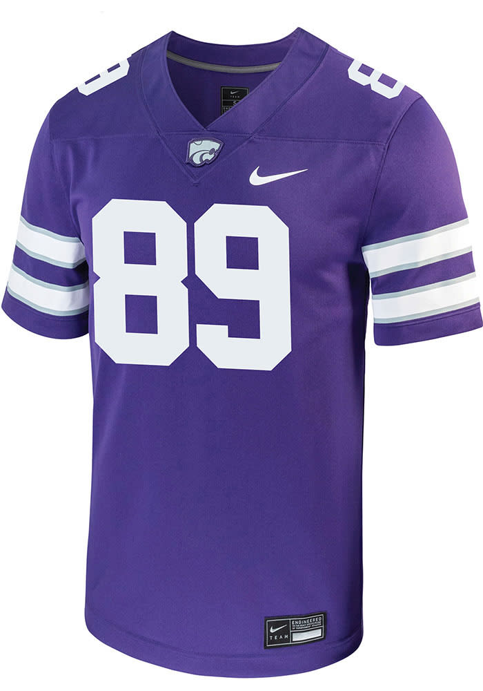 Erik Pizarro Nike K-State Wildcats Purple Game Name And Number Football Jersey