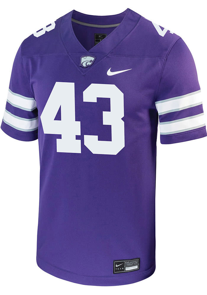 Jordan Perry Nike K-State Wildcats Purple Game Name And Number Football Jersey