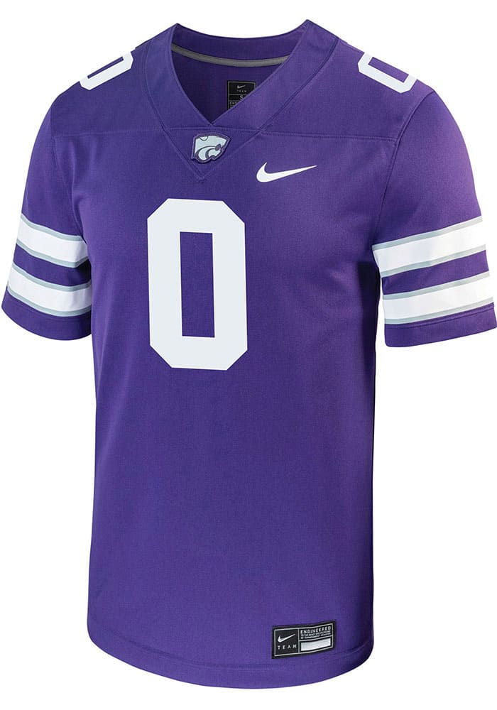 Jordan Wright Nike K-State Wildcats Purple Game Name And Number Football Jersey