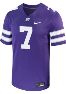Kameron Sallis  Nike K-State Wildcats Purple Game Name And Number Football Jersey