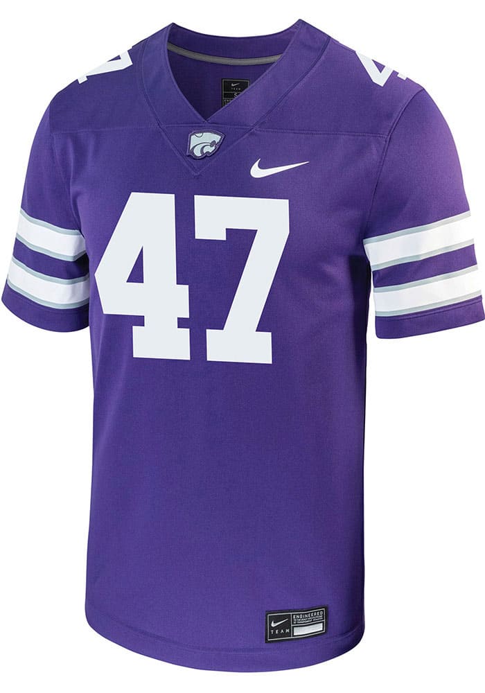 La’James White Nike K-State Wildcats Purple Game Name And Number Football Jersey