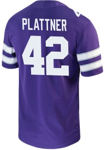 Randen Plattner  Nike K-State Wildcats Purple Game Name And Number Football Jersey
