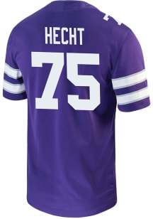 Sam Hecht  Nike K-State Wildcats Purple Game Name And Number Football Jersey