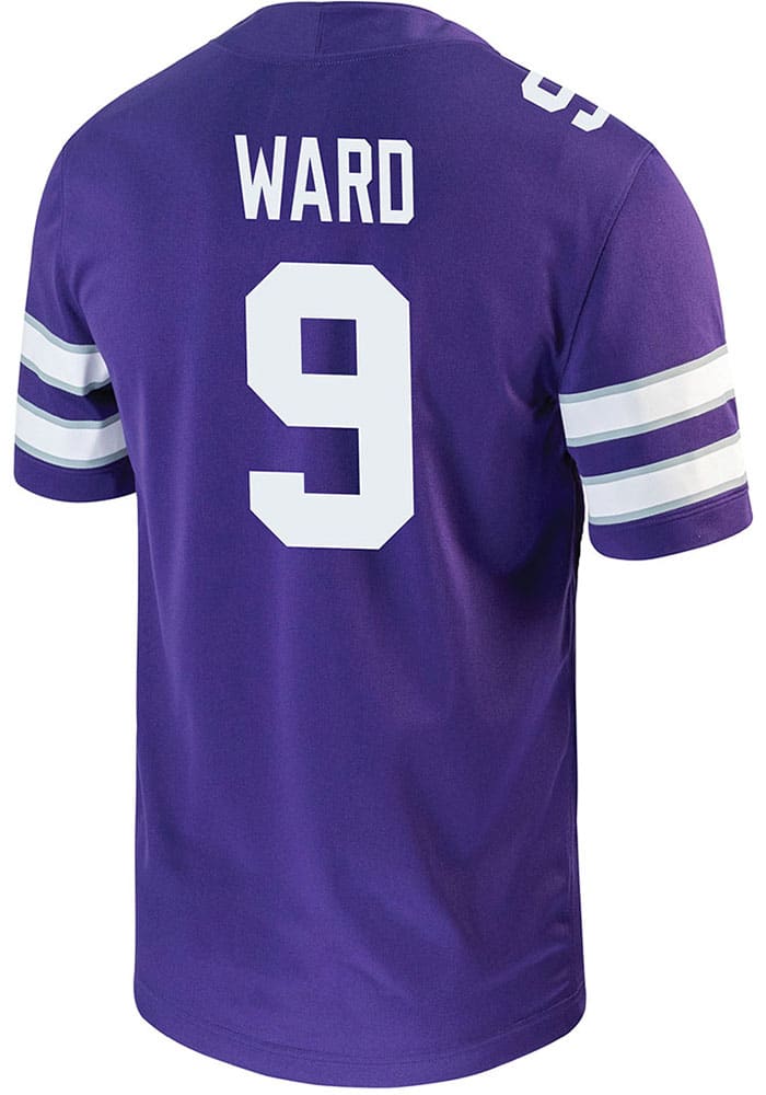 Treshaun Ward Nike K-State Wildcats Purple Game Name And Number Football Jersey