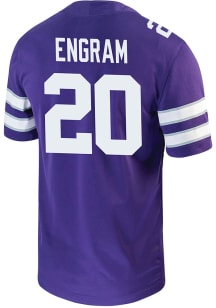 Trey Engram  Nike K-State Wildcats Purple Game Name And Number Football Jersey