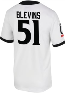 Ben Blevins  Nike Cincinnati Bearcats White Game Name And Number Football Jersey